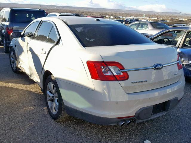 1FAHP2EW3BG187533 - 2011 FORD TAURUS SEL WHITE photo 3