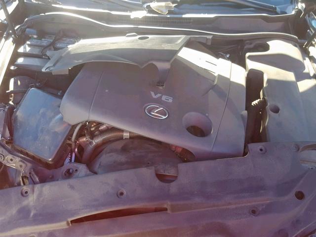 JTHBK262395094252 - 2009 LEXUS IS 250 BLACK photo 7