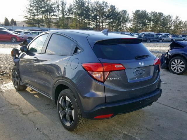 3CZRU6H53JM704300 - 2018 HONDA HR-V EX GRAY photo 3