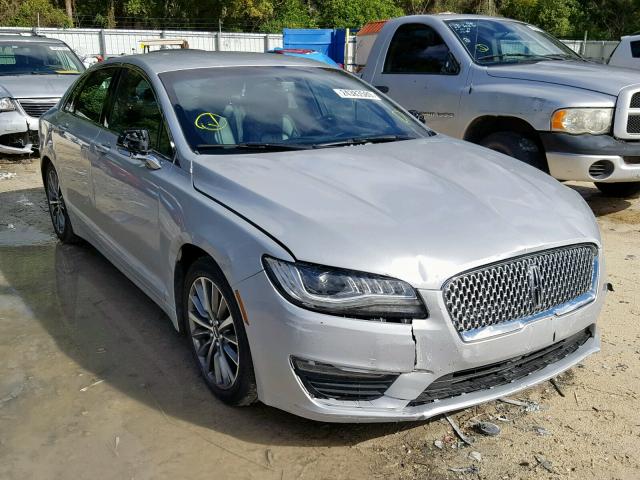 3LN6L5A91HR608452 - 2017 LINCOLN MKZ PREMIE SILVER photo 1