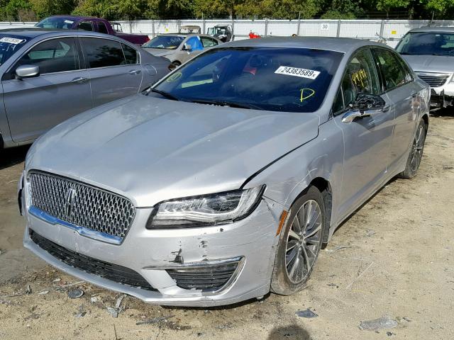 3LN6L5A91HR608452 - 2017 LINCOLN MKZ PREMIE SILVER photo 2