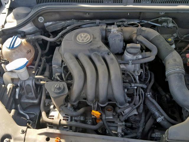 3VW1K7AJ5BM374308 - 2011 VOLKSWAGEN JETTA BASE 银色 照片 7