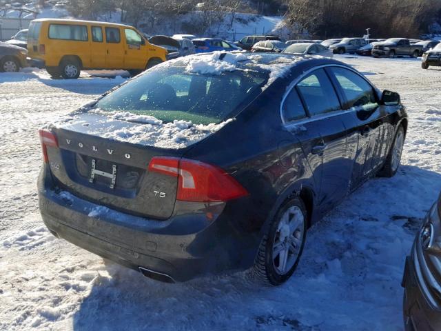 YV126MFK9F1344804 - 2015 VOLVO S60 PREMIE GRAY photo 4