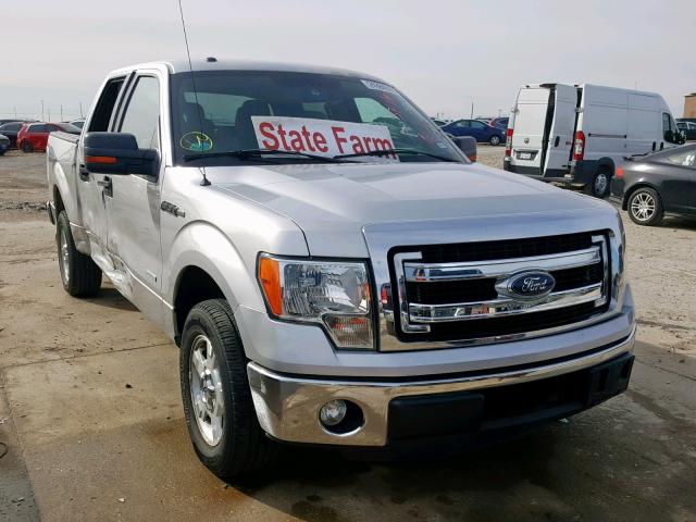 1FTFW1CT0DFD47755 - 2013 FORD F150 SUPER SILVER photo 1