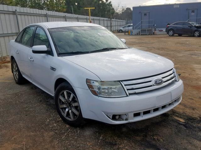 1FAHP24W08G175897 - 2008 FORD TAURUS SEL WHITE photo 1