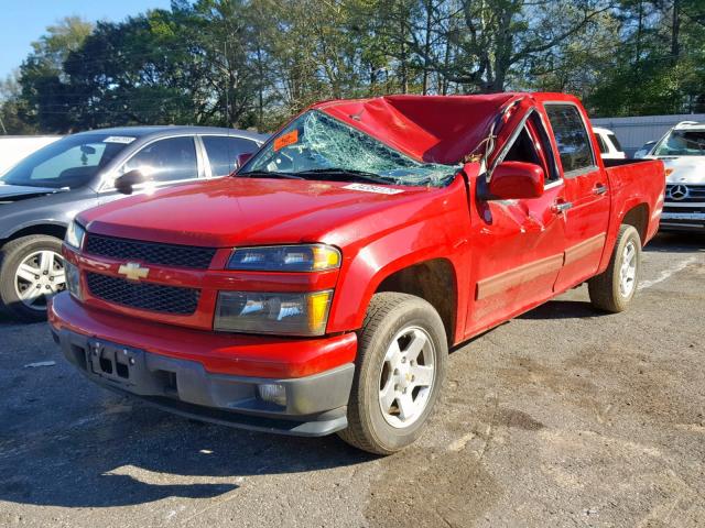 1GCDSCF9XC8113480 - 2012 CHEVROLET COLORADO L RED photo 2