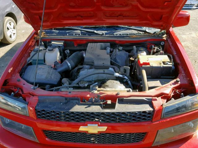 1GCDSCF9XC8113480 - 2012 CHEVROLET COLORADO L RED photo 7
