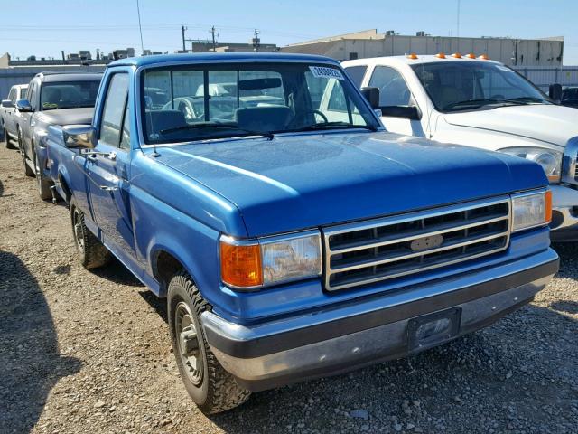 1FTDF15N8KPA99204 - 1989 FORD F150 BLUE photo 1