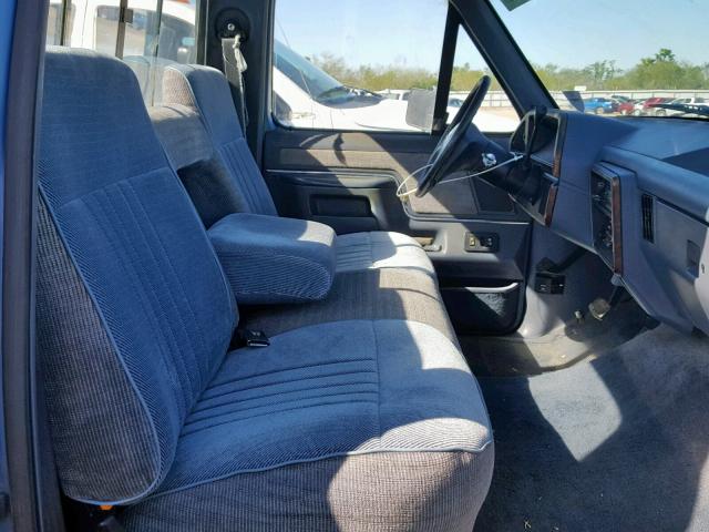 1FTDF15N8KPA99204 - 1989 FORD F150 BLUE photo 5