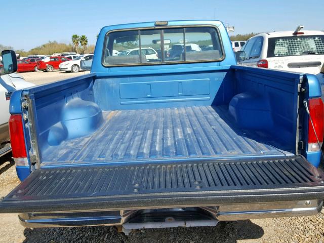 1FTDF15N8KPA99204 - 1989 FORD F150 BLUE photo 6