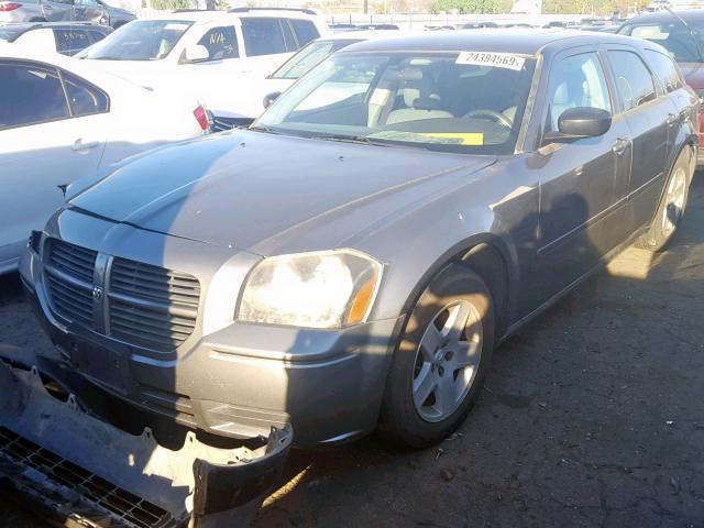 2D8FV48V75H533907 - 2005 DODGE MAGNUM SXT GRAY photo 2