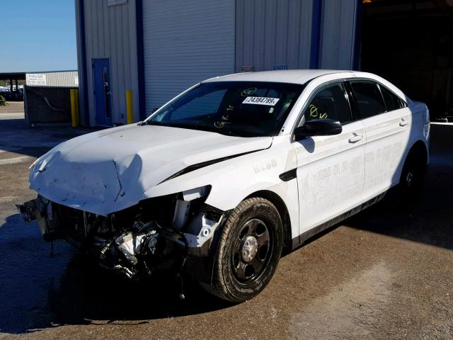 1FAHP2MK2FG105053 - 2015 FORD TAURUS POL WHITE photo 2