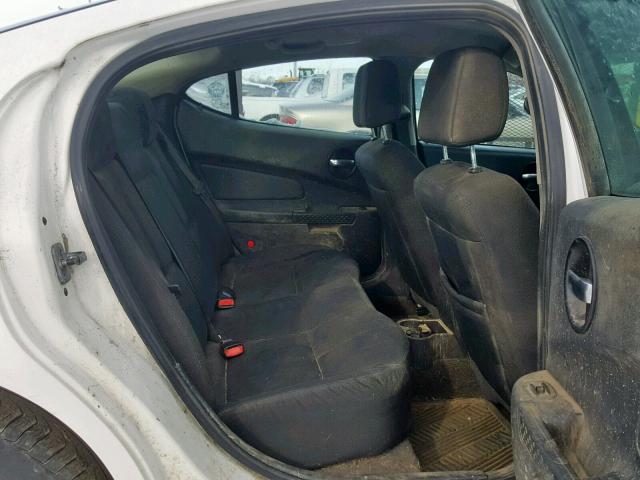 2G2WP552871121472 - 2007 PONTIAC GRAND PRIX WHITE photo 6