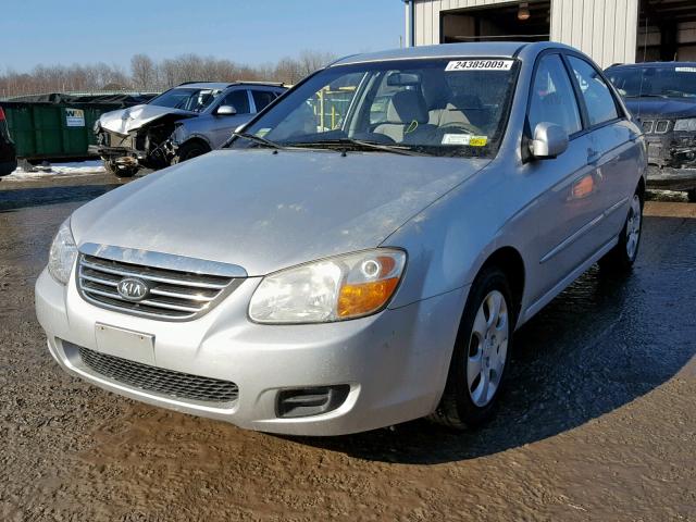 KNAFE122885557802 - 2008 KIA SPECTRA EX SILVER photo 2