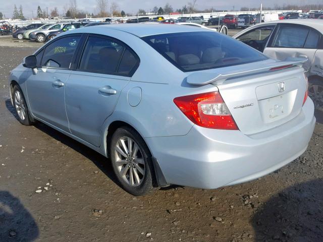 2HGFB2F87CH549578 - 2012 HONDA CIVIC EX SILVER photo 3