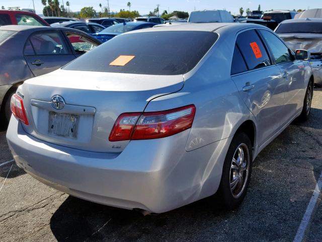 4T1BE46K67U136755 - 2007 TOYOTA CAMRY NEW SILVER photo 4