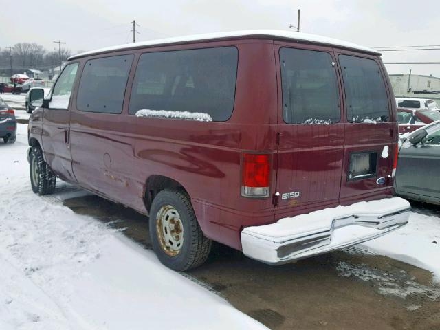 1FMRE11LX4HA10397 - 2004 FORD ECONOLINE BURGUNDY photo 3