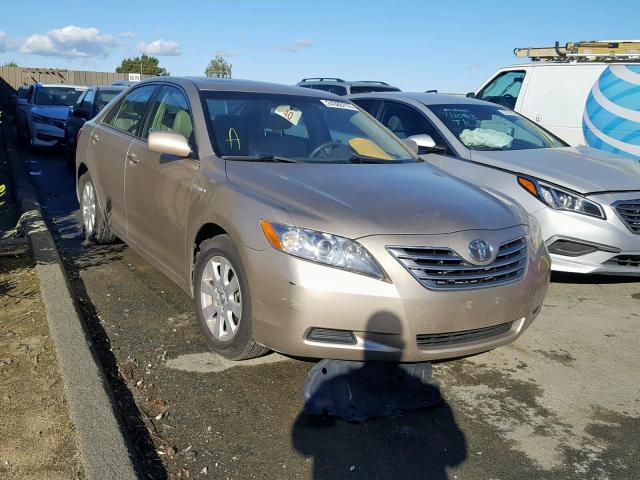 4T1BB46K28U047436 - 2008 TOYOTA CAMRY HYBR BEIGE photo 1