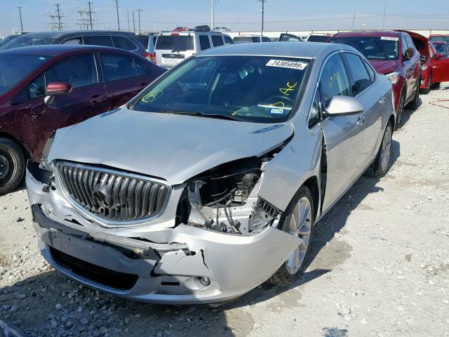 1G4PS5SK4F4166636 - 2015 BUICK VERANO SILVER photo 2