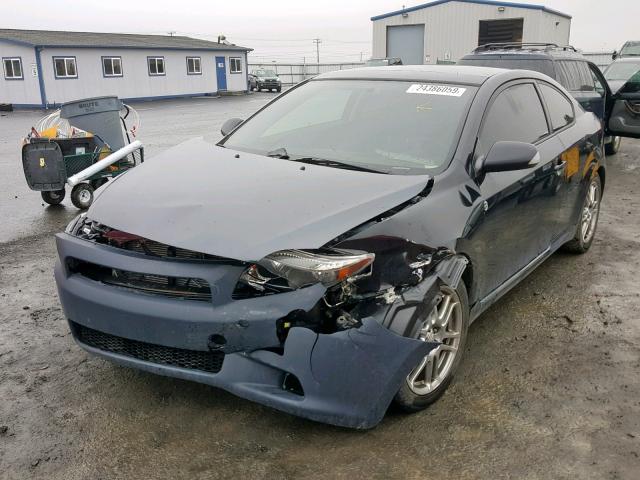 JTKDE167960098606 - 2006 TOYOTA SCION TC შავი ფოტო 2