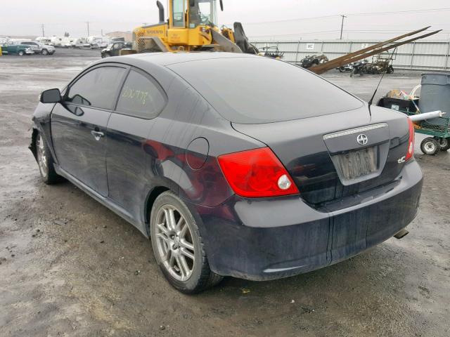 JTKDE167960098606 - 2006 TOYOTA SCION TC შავი ფოტო 3