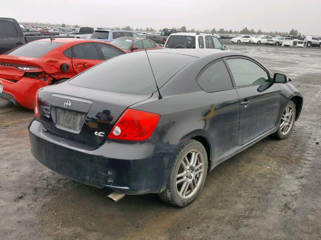 JTKDE167960098606 - 2006 TOYOTA SCION TC შავი ფოტო 4