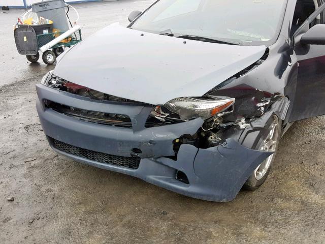 JTKDE167960098606 - 2006 TOYOTA SCION TC შავი ფოტო 9