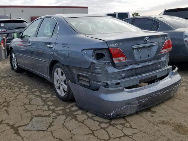 JTHBA30G965169691 - 2006 LEXUS ES 330 GRAY photo 3