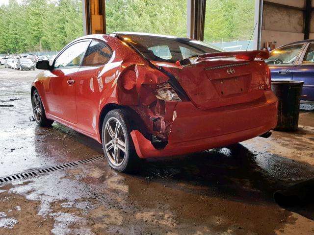 JTKDE167950056502 - 2005 TOYOTA SCION TC წითელი ფოტო 3