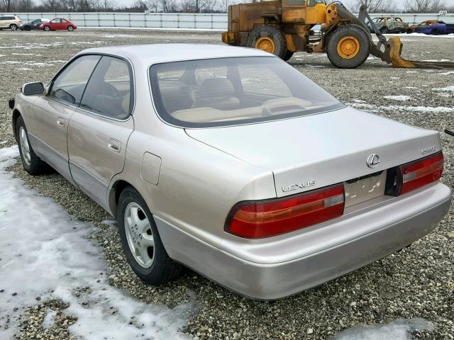 JT8BF12G9T0172263 - 1996 LEXUS ES 300 BEIGE photo 3