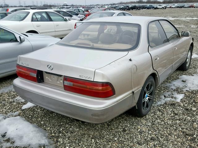 JT8BF12G9T0172263 - 1996 LEXUS ES 300 BEIGE photo 4