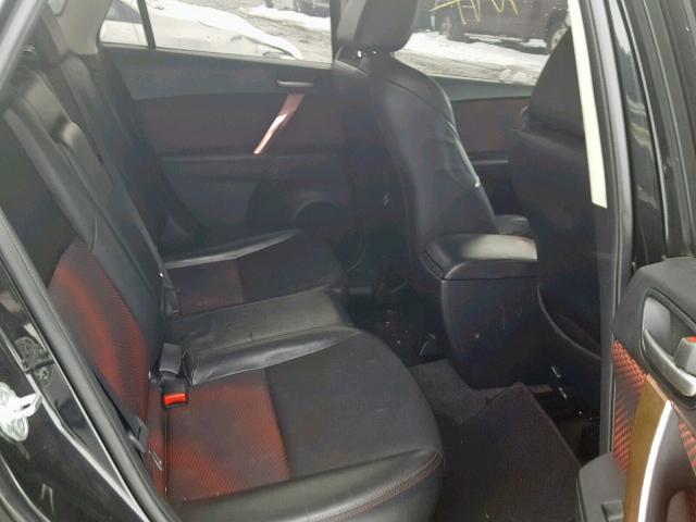 JM1BL1H48A1325455 - 2010 MAZDA SPEED 3 BLACK photo 6