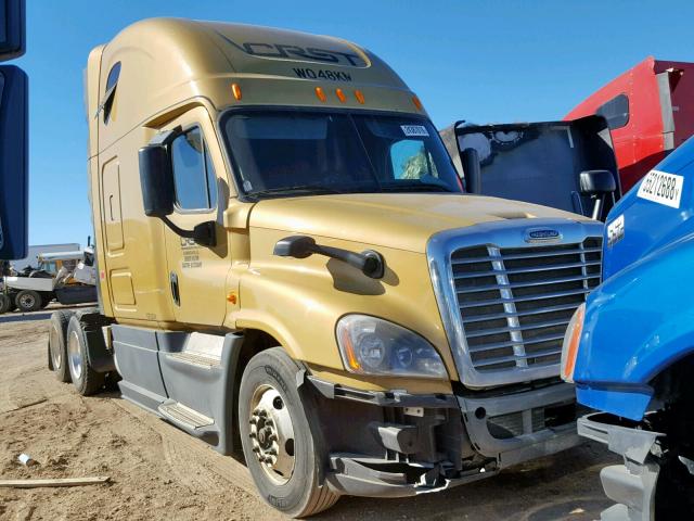 3AKJGLDR1ESFL2034 - 2014 FREIGHTLINER CASCADIA 1 GOLD photo 1