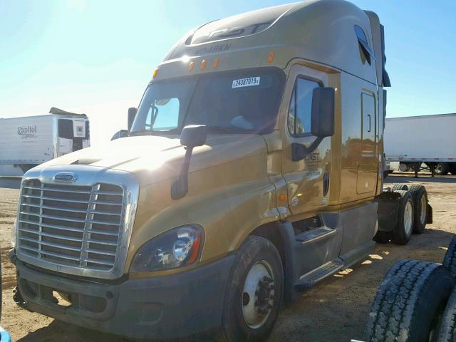 3AKJGLDR1ESFL2034 - 2014 FREIGHTLINER CASCADIA 1 GOLD photo 2