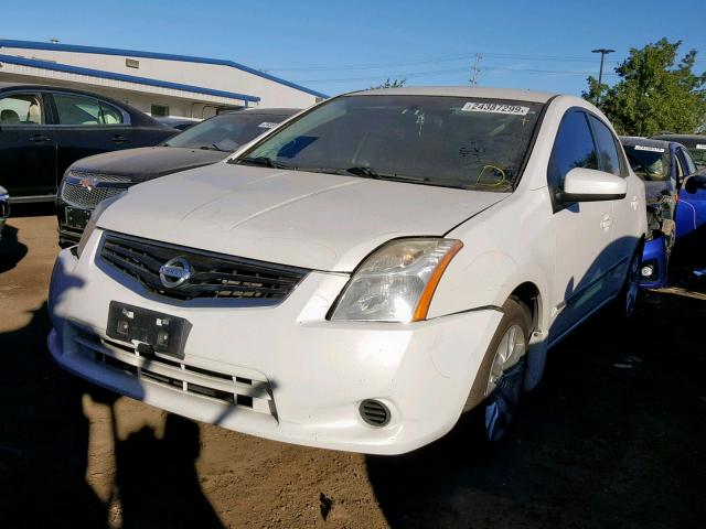 3N1AB6AP7AL661612 - 2010 NISSAN SENTRA 2.0 WHITE photo 2