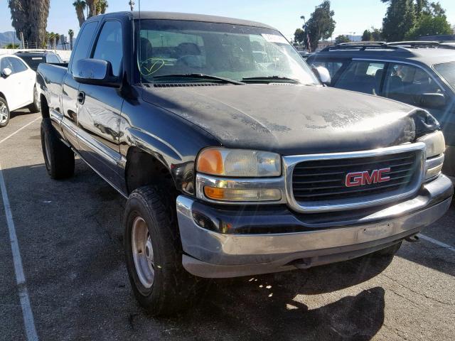 2GTEC19T011317332 - 2001 GMC NEW SIERRA BLACK photo 1