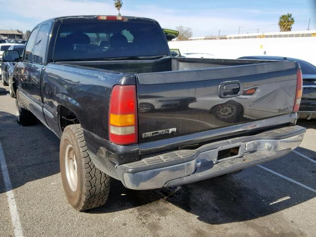 2GTEC19T011317332 - 2001 GMC NEW SIERRA BLACK photo 3