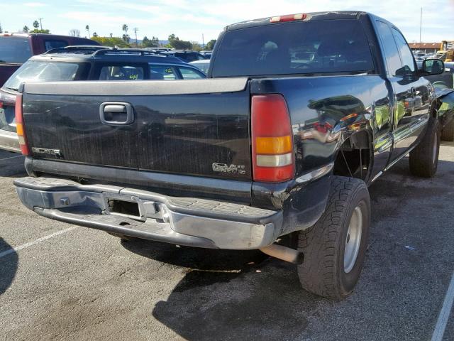 2GTEC19T011317332 - 2001 GMC NEW SIERRA BLACK photo 4