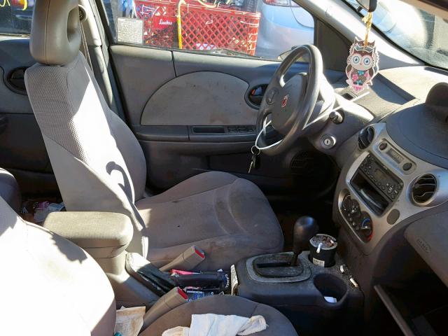 1G8AJ52F84Z143824 - 2004 SATURN ION LEVEL GRAY photo 5