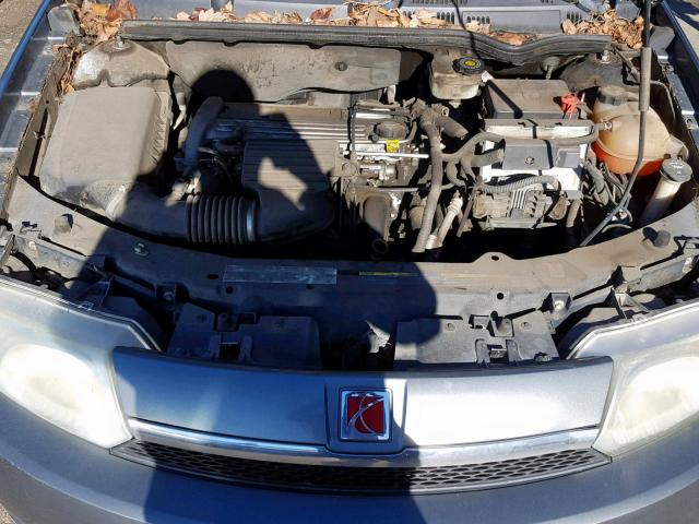 1G8AJ52F84Z143824 - 2004 SATURN ION LEVEL GRAY photo 7