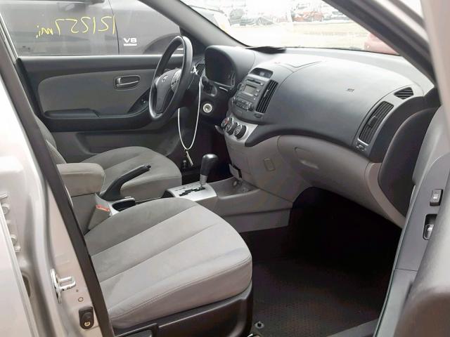 KMHDU46D28U386749 - 2008 HYUNDAI ELANTRA GL SILVER photo 5