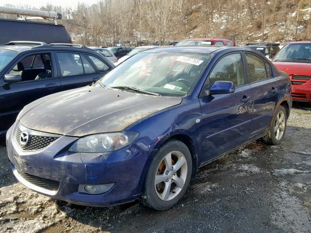 JM1BK123351350501 - 2005 MAZDA 3 S BLUE photo 2