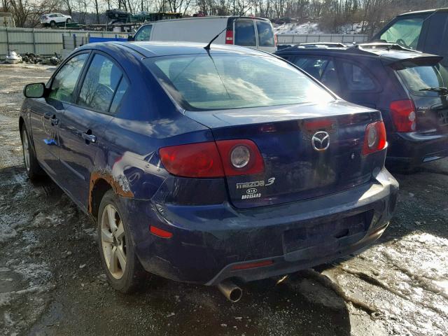 JM1BK123351350501 - 2005 MAZDA 3 S BLUE photo 3