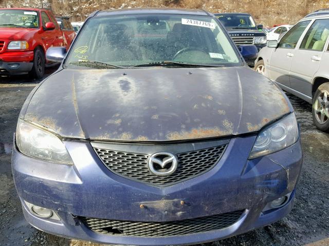 JM1BK123351350501 - 2005 MAZDA 3 S BLUE photo 9