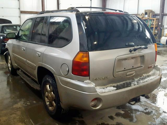 1GKDT13S142252284 - 2004 GMC ENVOY SILVER photo 3