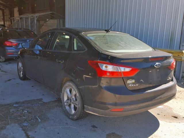 1FADP3F28EL447632 - 2014 FORD FOCUS SE შავი ფოტო 3