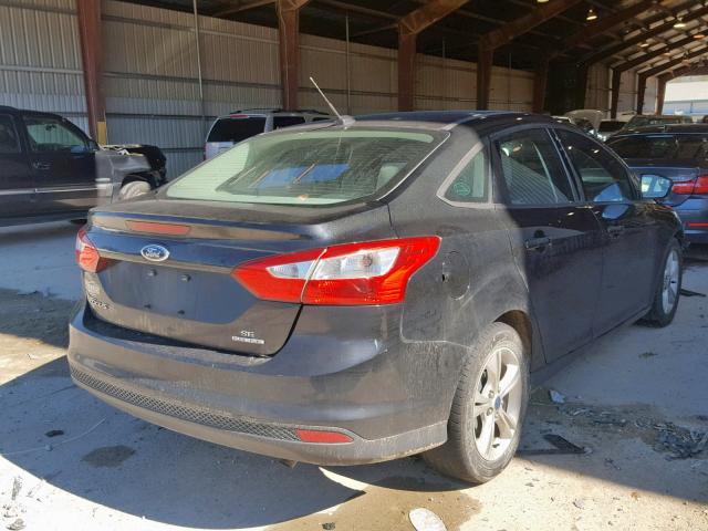 1FADP3F28EL447632 - 2014 FORD FOCUS SE შავი ფოტო 4