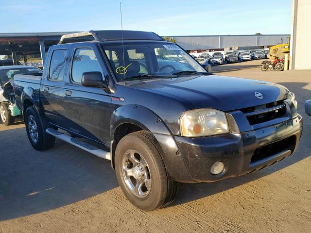 1N6MD27Y02C365306 - 2002 NISSAN FRONTIER C BLACK photo 1