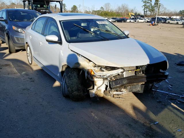 3VWL17AJ5HM401284 - 2017 VOLKSWAGEN JETTA SEL WHITE photo 1