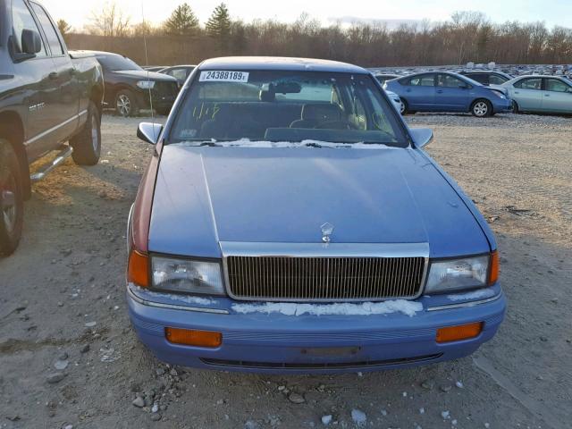 1C3XA36K3PF554201 - 1993 CHRYSLER LEBARON LE BLUE photo 9